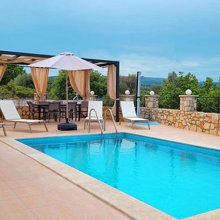 Natural View Villa With Private Pool Skouloufia Exterior photo